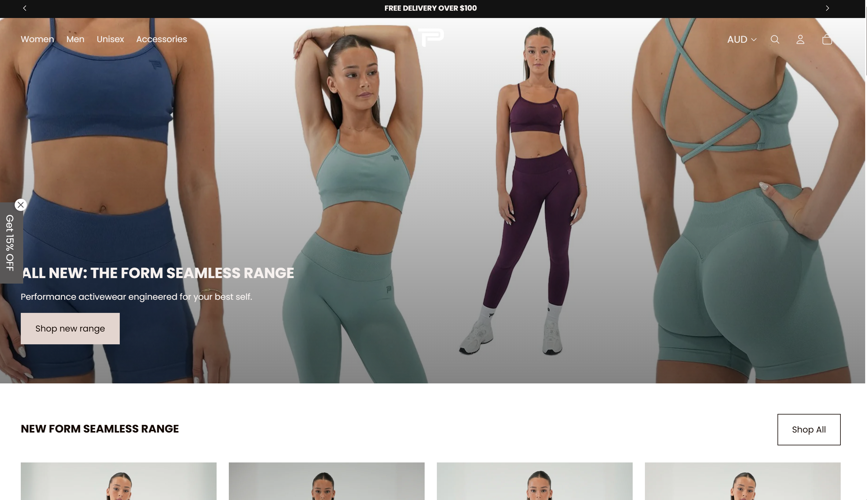 PWRplay Active activewear e-commerce store built by MarketMotion Studios